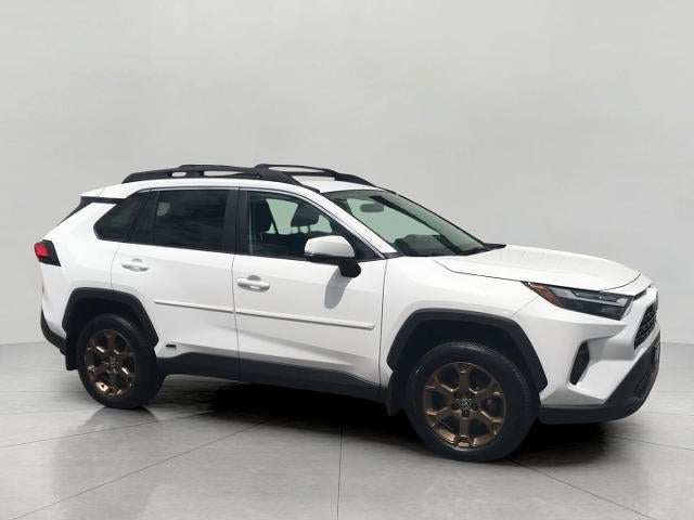 2023 Toyota RAV4 Hybrid XLE in Ice Cap — front three-quarter view