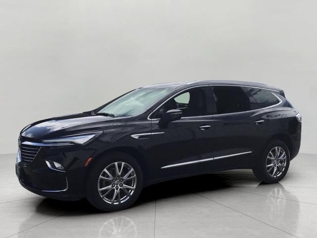 2023 Buick Enclave Essence in Ebony Twilight Metallic — front three-quarter view